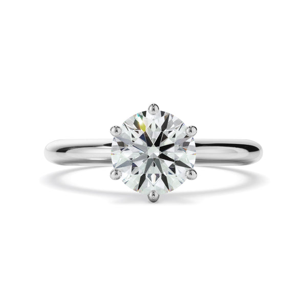 1ct Round Brilliant Cut Lab Grown Diamond Ring