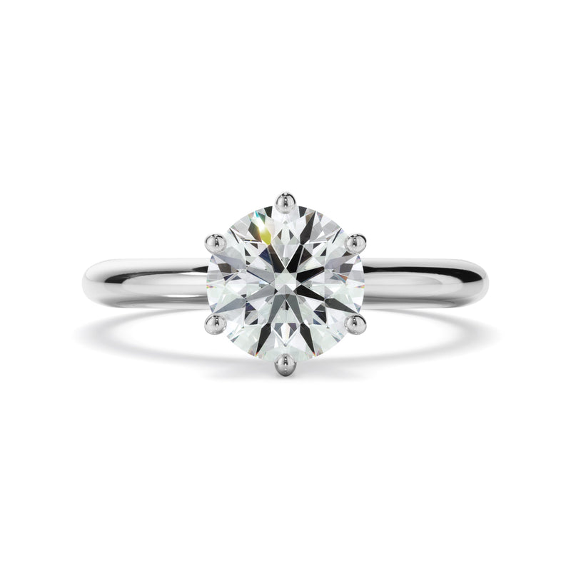 1ct Round Brilliant Cut Lab Grown Diamond Ring