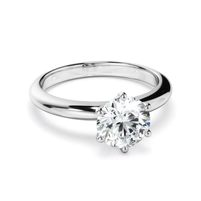 1ct Round Brilliant Cut Lab Grown Diamond Ring