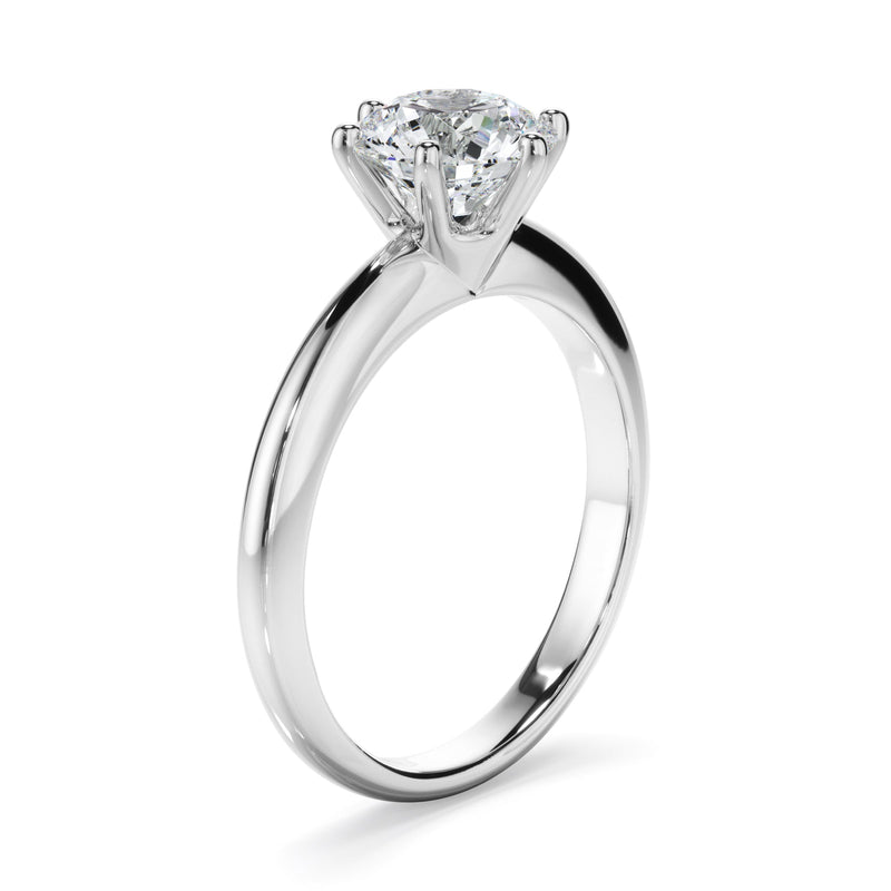 1ct Round Brilliant Cut Lab Grown Diamond Ring