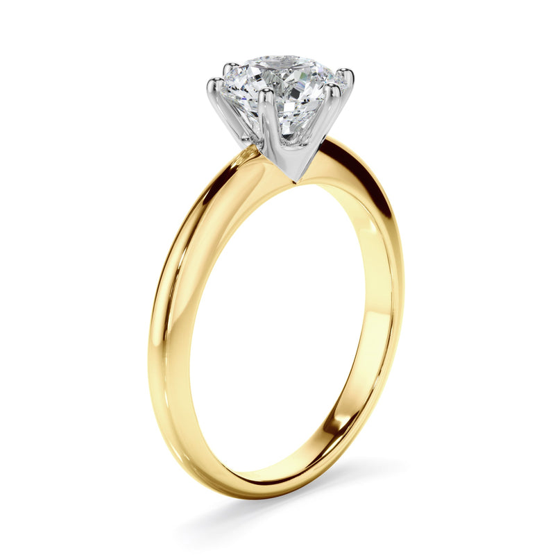 1ct Round Brilliant Cut Lab Grown Diamond Ring