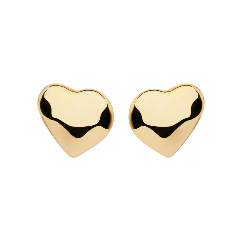 NAJO Amore Yellow Gold Stud Earrings