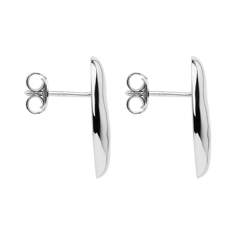 NAJO Pebblestone Silver Stud Earrings