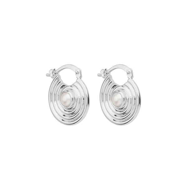 NAJO Siren's Song Silver Pearl Earrings