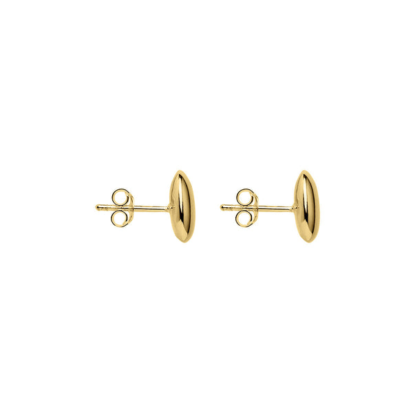 NAJO Pebblet Yellow Gold Stud Earrings