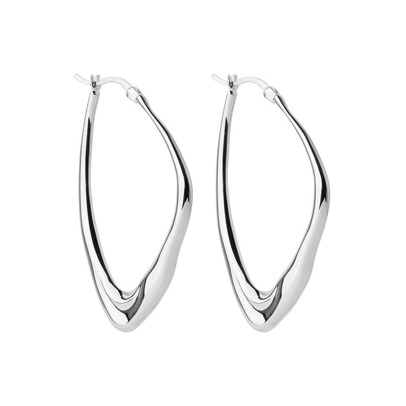 NAJO Isola Silver Hoop Earrings