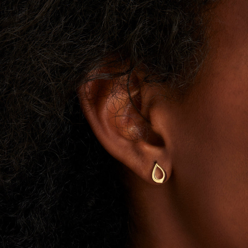 NAJO Chiara Yellow Gold Studs