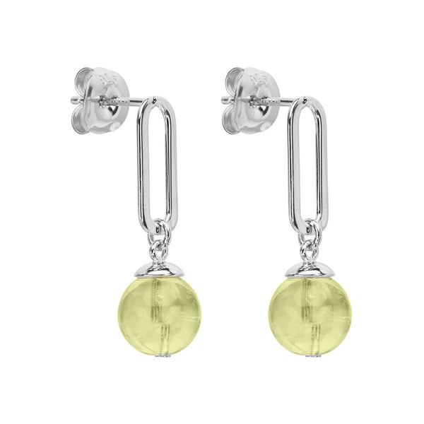 NAJO Natura Prehnite Silver Earrings