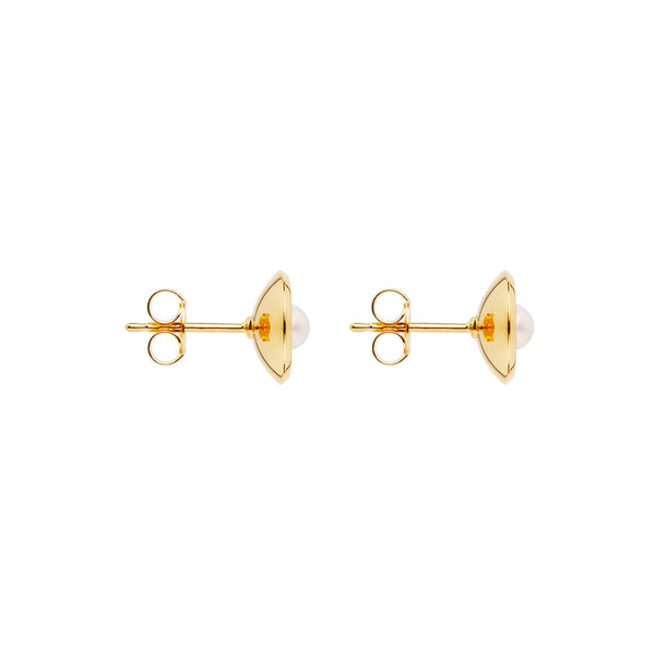 NAJO Capri Yellow Gold Pearl Earrings