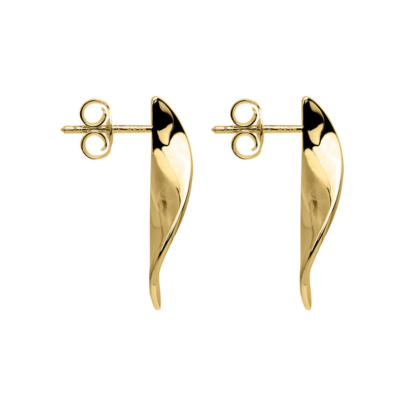 NAJO Ocean Trail Yellow Gold Earrings