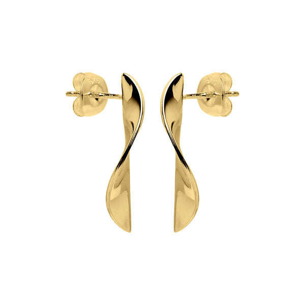 NAJO Ocean Trail Yellow Gold Earrings