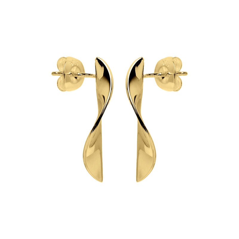 NAJO Ocean Trail Yellow Gold Earrings