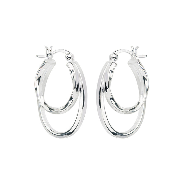 NAJO Sea of Change Silver Hoop Earrings