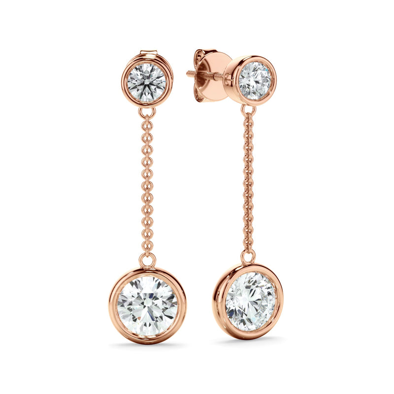 1.50ct Lab Grown Diamond Drop Earrings