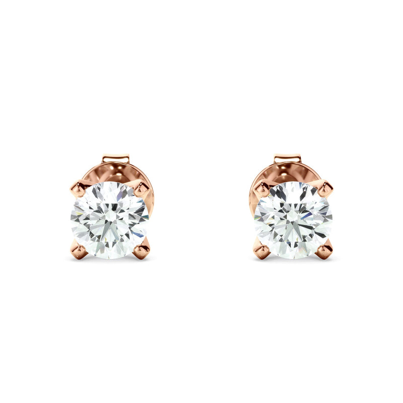 0.40ct Round Brilliant Cut Lab Grown Diamond Stud Earrings