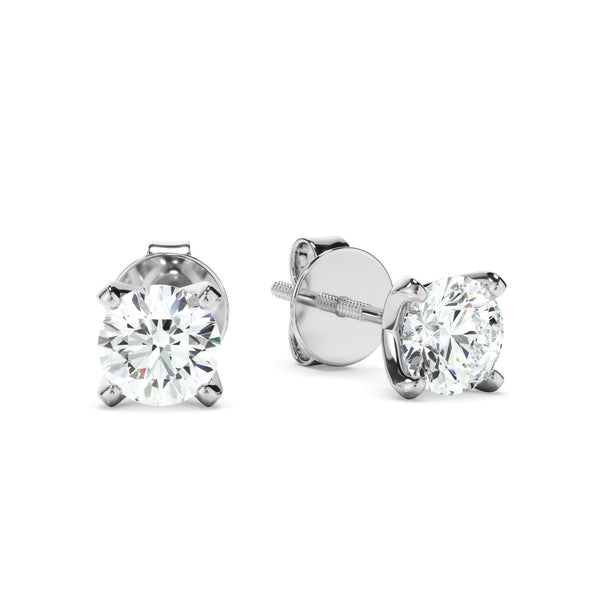 0.40ct Round Brilliant Cut Lab Grown Diamond Stud Earrings