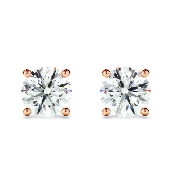 1.40ct Round Brilliant Cut Lab Grown Diamond Stud Earrings