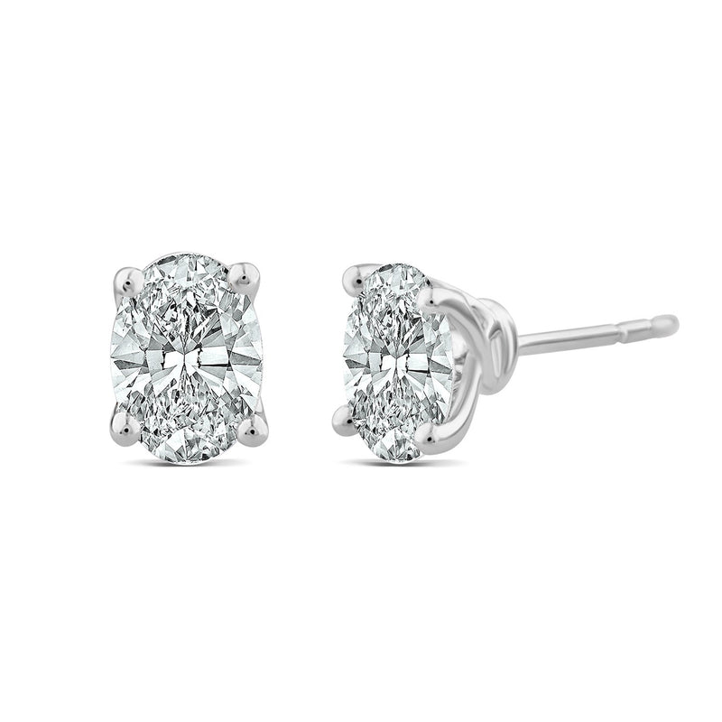 1.40ct Lab Grown Diamond Stud Earrings in 18ct White Gold