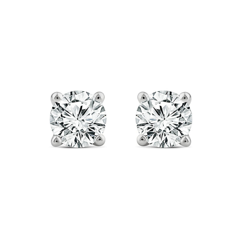 2.00ct Lab Grown Diamond Stud Earrings in 18ct White Gold