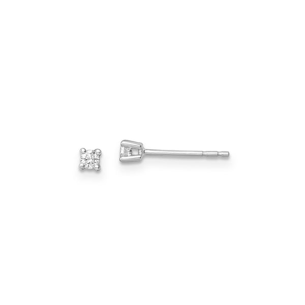 0.10ct Lab Grown Diamond Earrings in 9ct White Gold