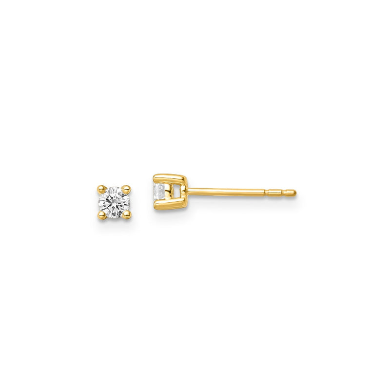 0.26ct Lab Grown Diamond Earrings in 9ct Yellow Gold