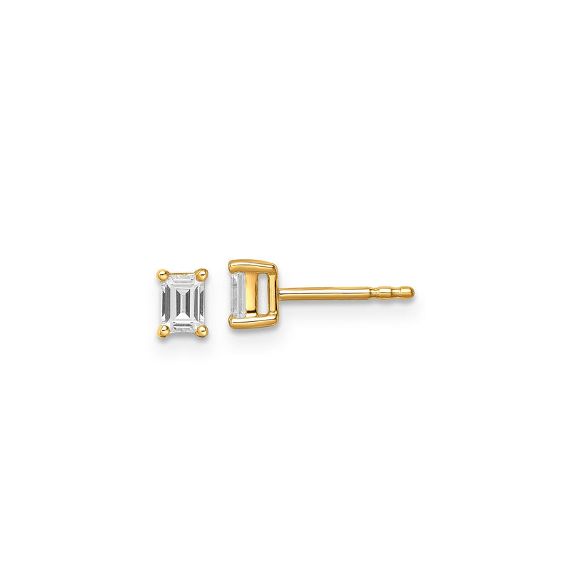 0.50ct Lab Grown Diamond Earrings in 9ct Yellow Gold