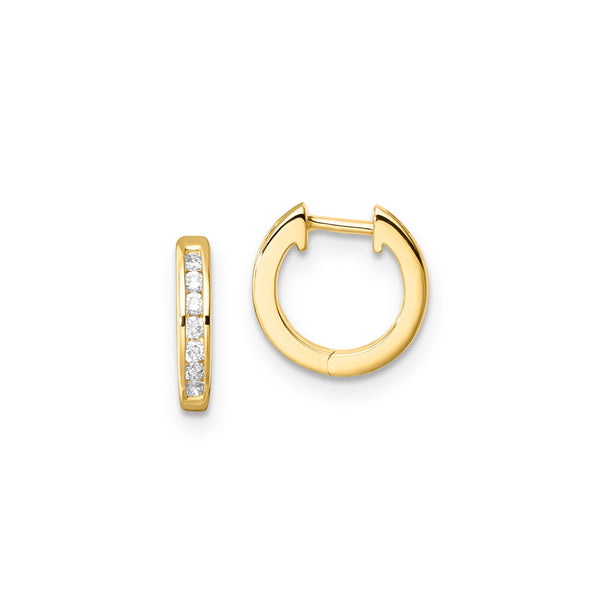 0.10ct Lab Grown Diamond Earrings in 9ct Yellow Gold