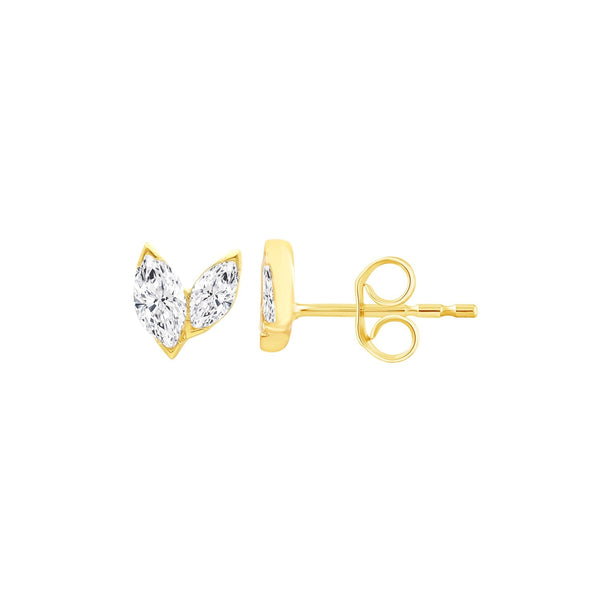 0.32ct Lab Grown Diamond Earrings in 9ct Yellow Gold