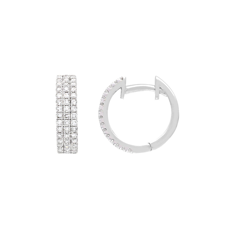 0.48ct Lab Grown Diamond Earrings in 9ct White Gold