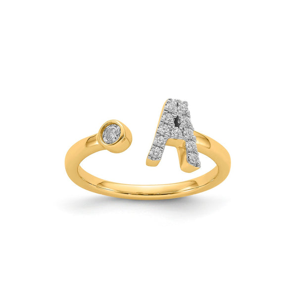 0.17ct Lab Grown Diamond Ring in 9ct Yellow Gold