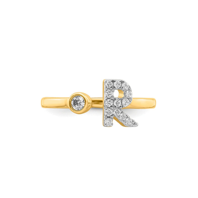 0.19ct Lab Grown Diamond Ring in 9ct Yellow Gold