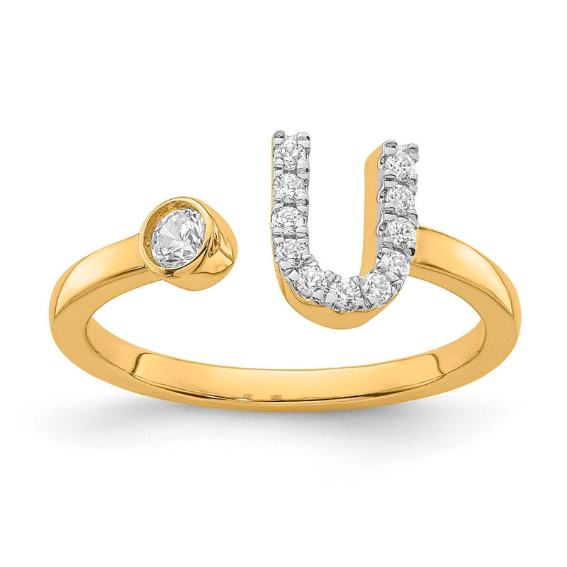 0.17ct Lab Grown Diamond Ring in 9ct Yellow Gold