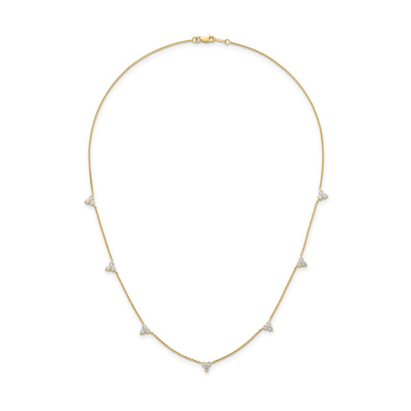 1.00ct Lab Grown Diamond Necklace in 9ct Yellow Gold