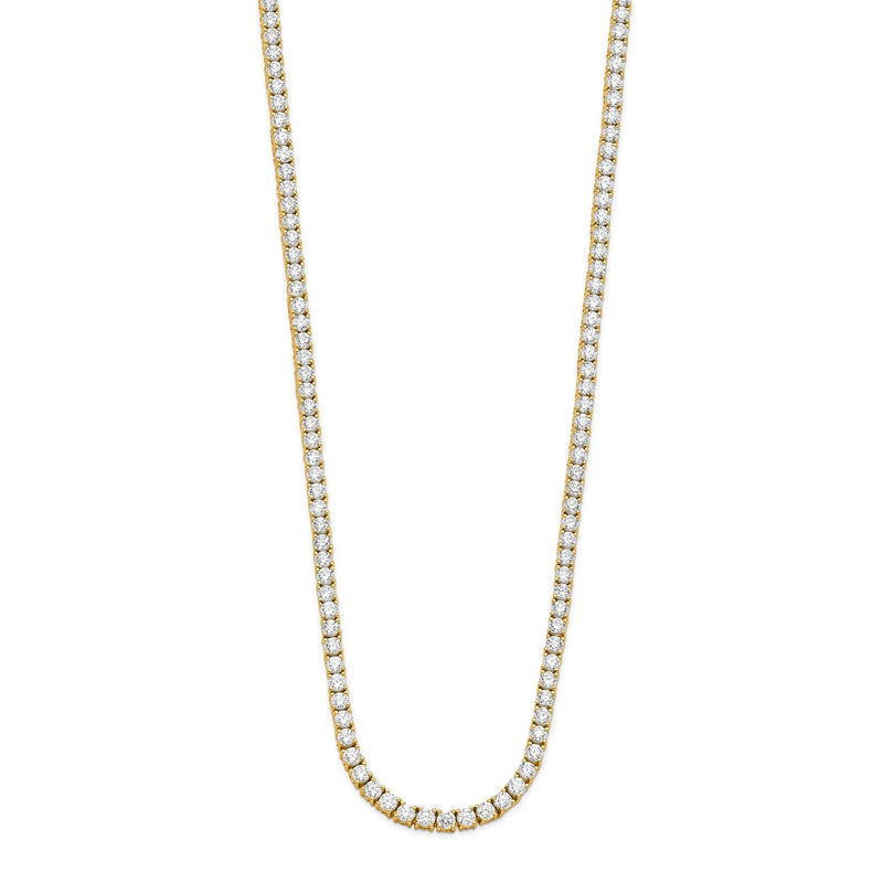 10ct Lab Grown Diamond Necklace in 18ct Yellow Gold