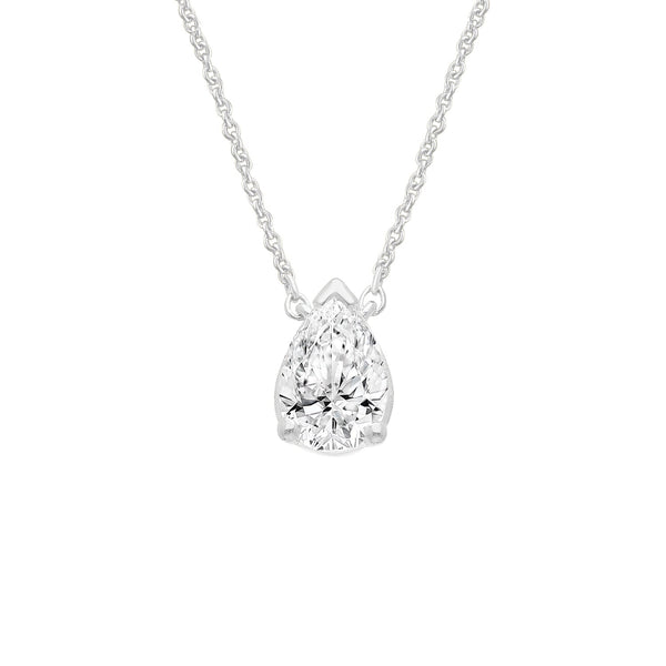 0.26ct Lab Grown Diamond Necklace in 9ct White Gold