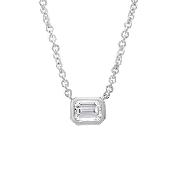 0.15ct Lab Grown Diamond Necklace in 9ct White Gold