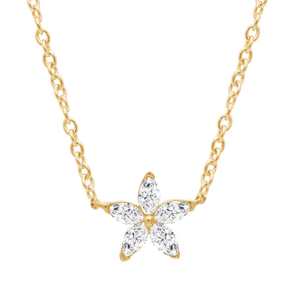 0.3ct Lab Grown Diamond Necklace in 9ct Yellow Gold