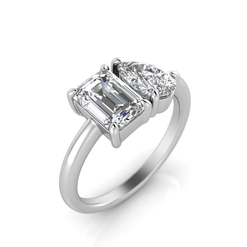 2.20ct Lab Grown Diamond Ring in 18ct White Gold