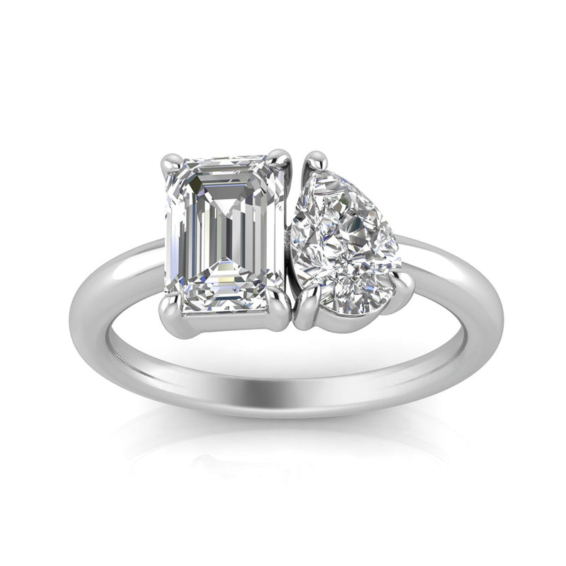 2.20ct Lab Grown Diamond Ring in 18ct White Gold