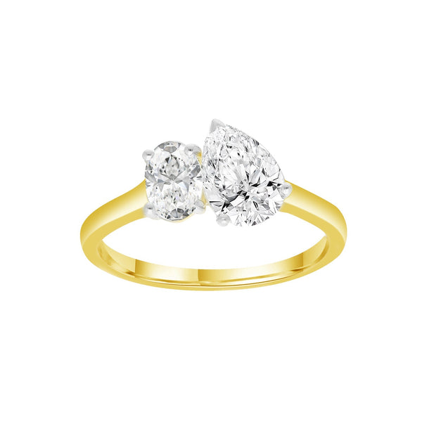 1.25ct Lab Grown Diamond Ring in 9ct Yellow Gold