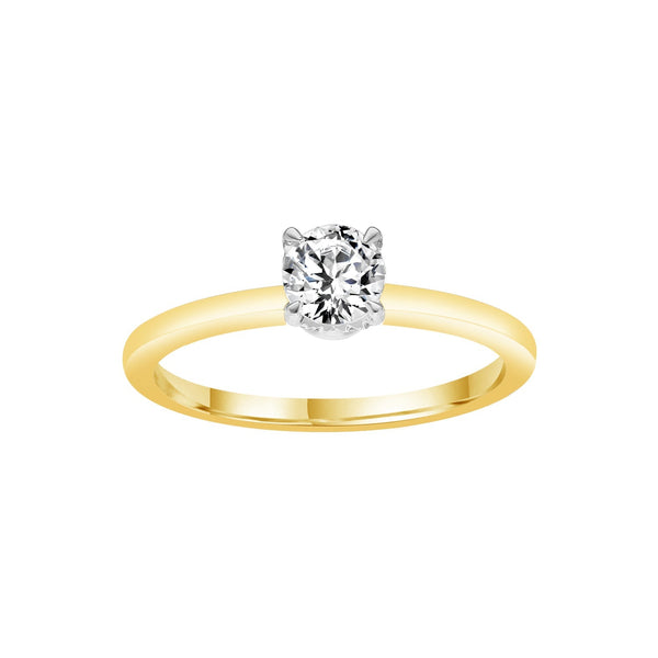 0.58ct Lab Grown Diamond Ring in 9ct Yellow Gold