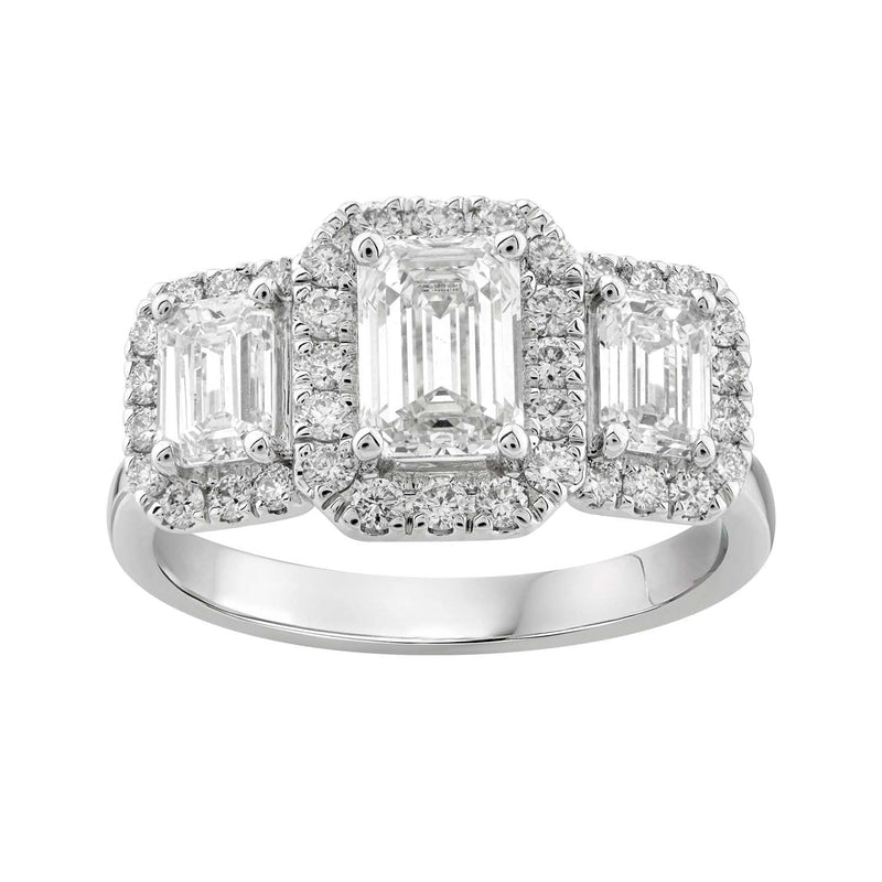 2.25ct Lab Grown Diamond Ring in 18ct White Gold