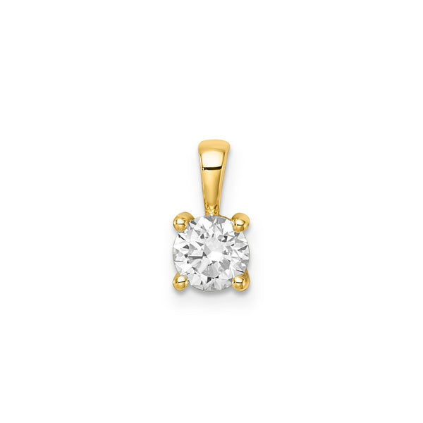 0.75ct Lab Grown Diamond Pendant in 9ct Yellow Gold