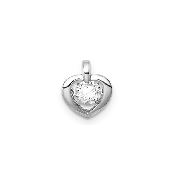 0.25ct Lab Grown Diamond Pendant in 9ct White Gold