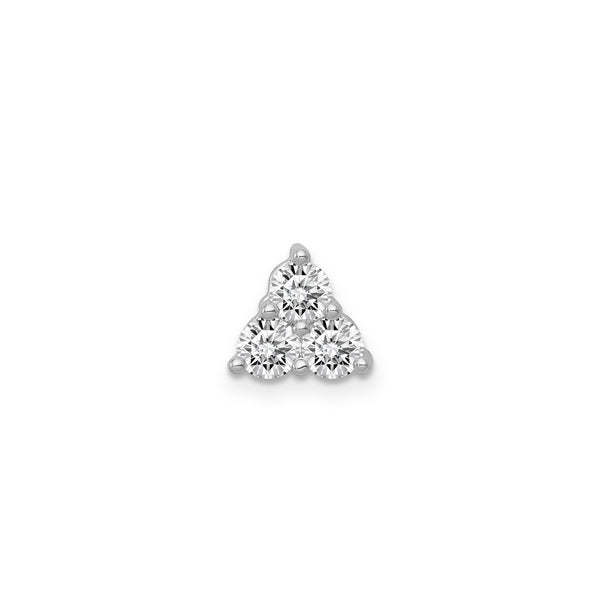 0.50ct Lab Grown Diamond Pendant in 9ct White Gold