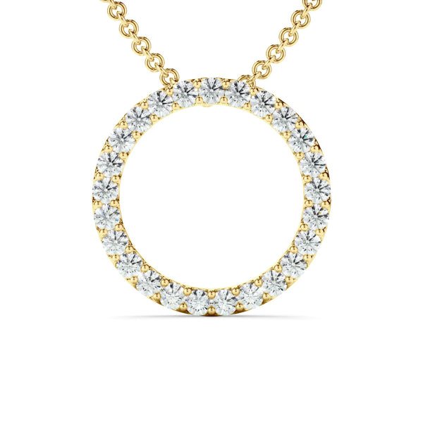 0.50ct Lab Grown Diamond Circle Necklet