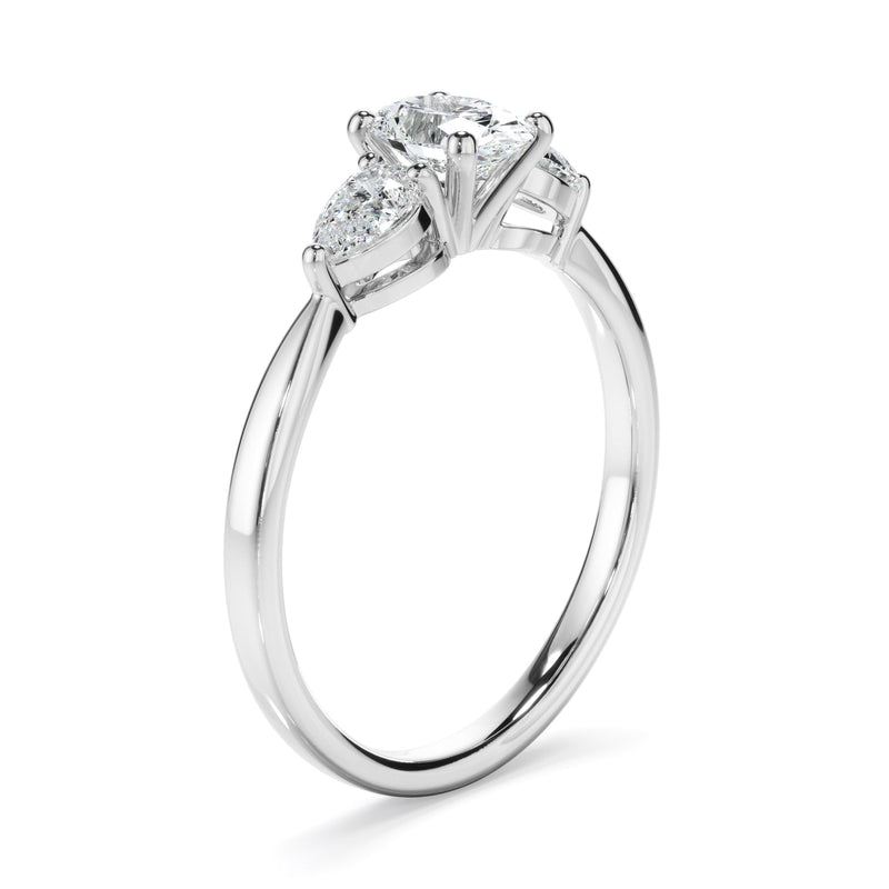 0.85ct Round Brilliant Cut Lab Grown Diamond Ring