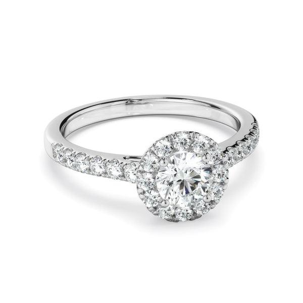 0.90ct Round Brilliant Cut Lab Grown Diamond Ring