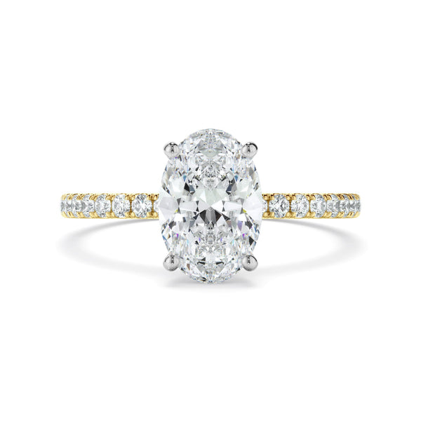 1.70ct Oval Cut Lab Grown Diamond Ring