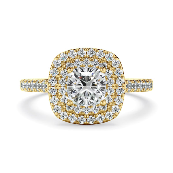 1.45ct Cushion Cut Lab Grown Diamond Ring